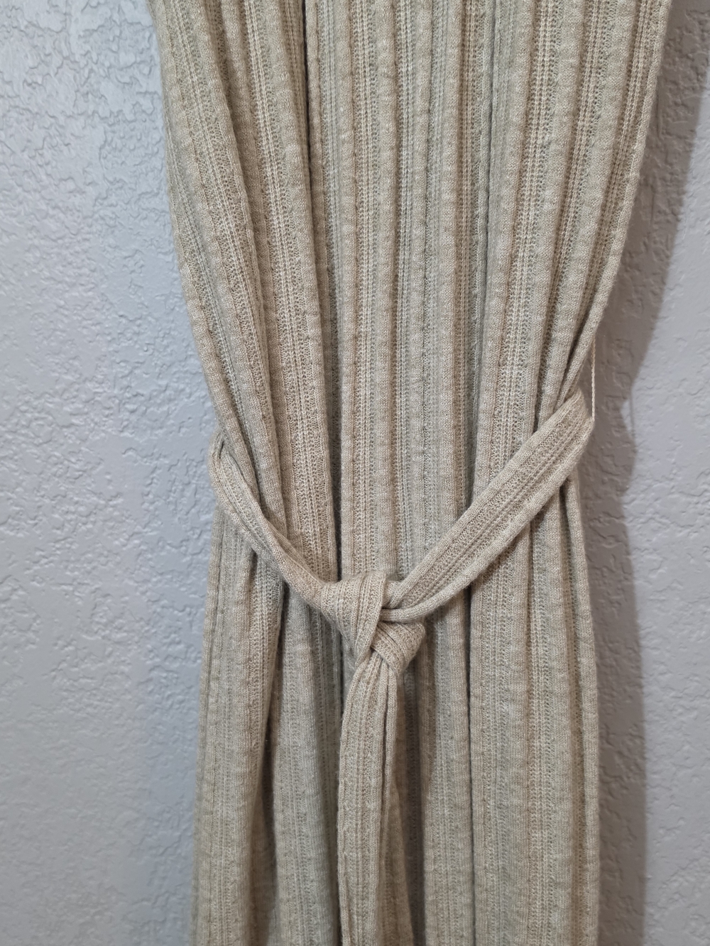 NWT Anthropologie/Amadi Caroline Knit Halter Maxi Dress In Oatmeal Womens M - Picture 7 of 16